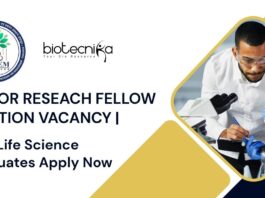 JRF Position Vacancy at NIFTEM | MSc Life Science Graduates Apply Now