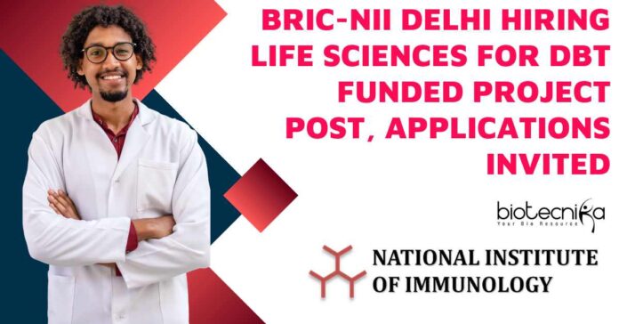 PhD Life Sciences Job Vacancy