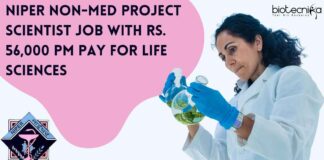 MSc Life Sciences Project Scientist Jobs