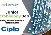 New Cipla Hiring MSc Microbiology Postgraduates