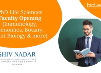 PhD Life Sciences Faculty Opening (Immunology, Genomics, Botany, Plant Biology & more)