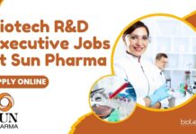 Latest MSc Biotechnology Job Openings