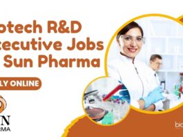 Latest MSc Biotechnology Job Openings