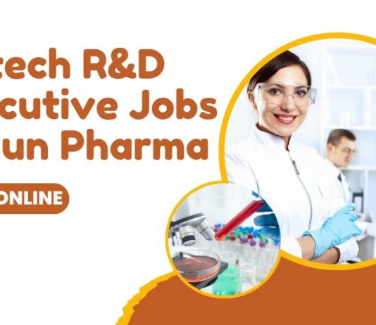 Latest MSc Biotechnology Job Openings