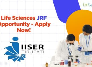 Life Sciences JRF Opportunity - Apply Now!