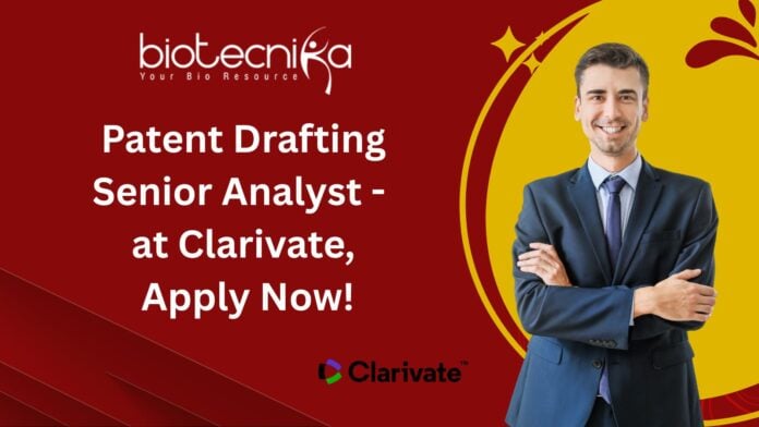 Patent Drafting Senior Analyst