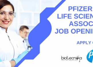 BSc Life Science Vacancies Latest at Pfizer