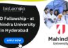 PhD Fellowship - at Mahindra University