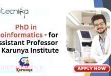 PhD in Bioinformatics