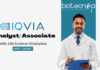 Pharma Job for Life Science Graduates Apply Now for Analyst Associate Role at IQVIA