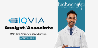 Pharma Job for Life Science Graduates Apply Now for Analyst Associate Role at IQVIA