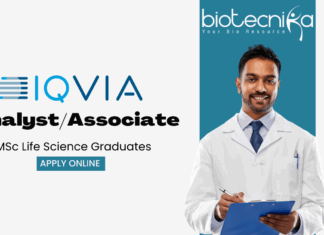 Pharma Job for Life Science Graduates Apply Now for Analyst Associate Role at IQVIA