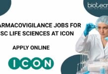 Pharmacovigilance Jobs For BSc Life Sciences