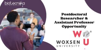Postdoctoral Researcher & Assistant Professor Opportunity