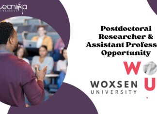 Postdoctoral Researcher & Assistant Professor Opportunity
