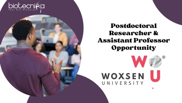 Postdoctoral Researcher & Assistant Professor Opportunity