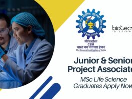 IMTECH Project & Senior Project Associates Job Roles – MSc Life Science Graduates Apply Now
