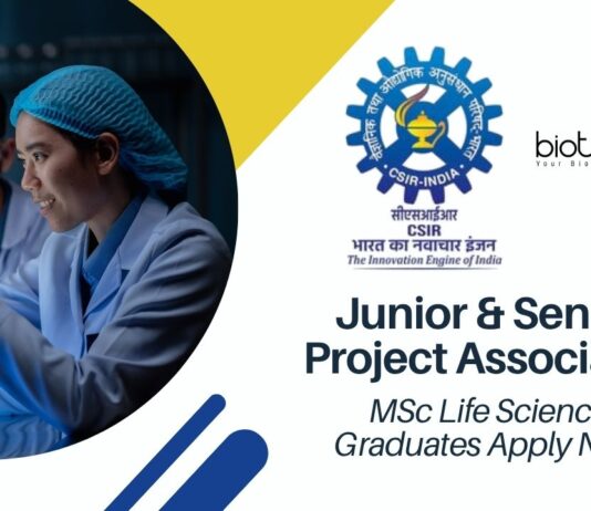 IMTECH Project & Senior Project Associates Job Roles – MSc Life Science Graduates Apply Now