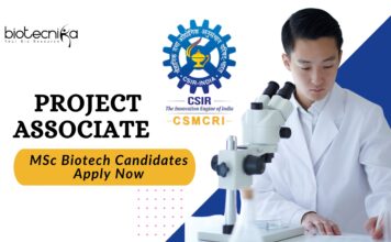 Project Associate Vacancy at CSIR-CSMCRI – MSc Biotech Candidates Apply Now