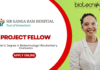 Project Fellow Position for MSc Biotechnology Graduates Apply Now at Sir Ganga Ram Hospital