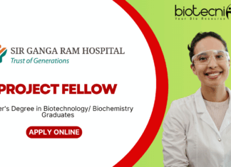 Project Fellow Position for MSc Biotechnology Graduates Apply Now at Sir Ganga Ram Hospital