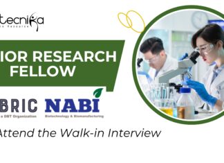 Latest Bioinformatics Research Jobs | Apply Now for the Senior Research Fellow at NABI