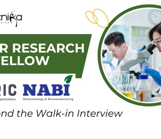 Latest Bioinformatics Research Jobs | Apply Now for the Senior Research Fellow at NABI