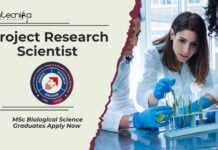 Research Scientist Job Vacancy at TMC | MSc Biological Science Graduates Apply