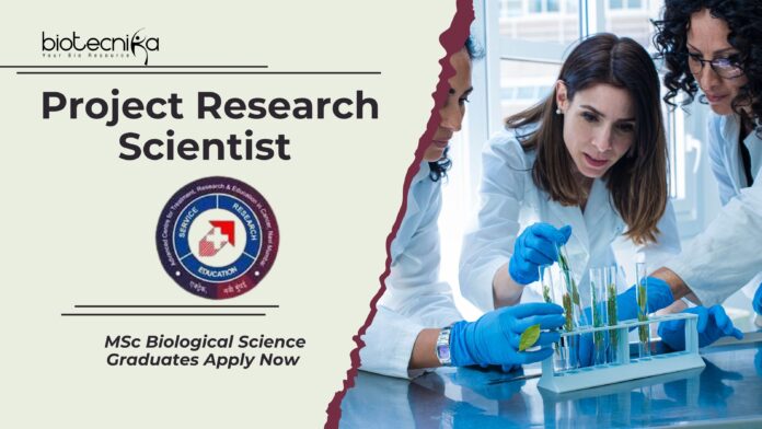 Research Scientist Job Vacancy at TMC | MSc Biological Science Graduates Apply