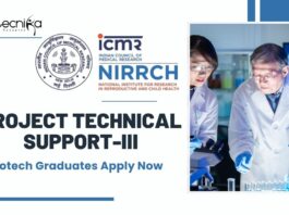 Project Technical Support-III Job at ICMR-NIRRCH | Biotech Graduates Apply Now
