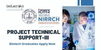 Project Technical Support-III Job at ICMR-NIRRCH | Biotech Graduates Apply Now