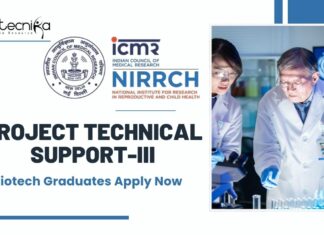 Project Technical Support-III Job at ICMR-NIRRCH | Biotech Graduates Apply Now