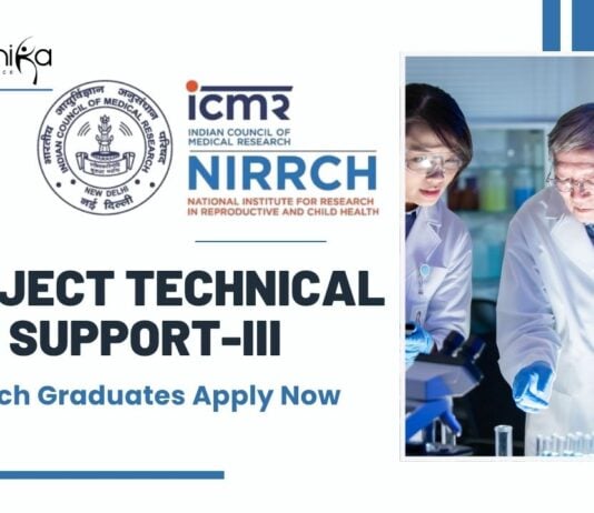 Project Technical Support-III Job at ICMR-NIRRCH | Biotech Graduates Apply Now