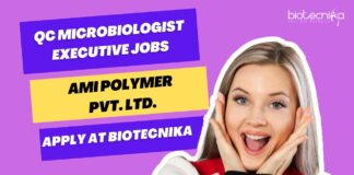 QC Microbiologist Executive Jobs