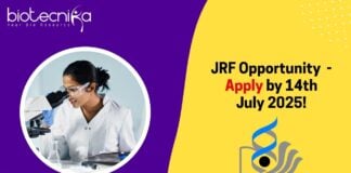 JRF Opportunity - Apply by 14th July 2025!