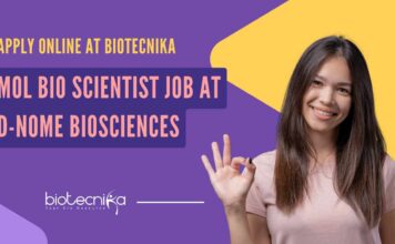 Mol Bio Scientist Job at D-NOME Biosciences