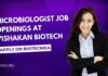 MSc Microbiology Microbiologist Jobs