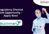Regulatory Chemist Job Opportunity - Apply Now!