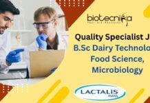 Quality Specialist Job