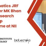 Bioinformatics JRF Post at NII