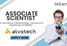 Recent Biotech Job for BSc Life Science Graduates - Apply for the Associate Scientist Role at Alvotech
