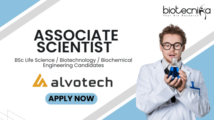 Recent Biotech Job for BSc Life Science Graduates - Apply for the Associate Scientist Role at Alvotech