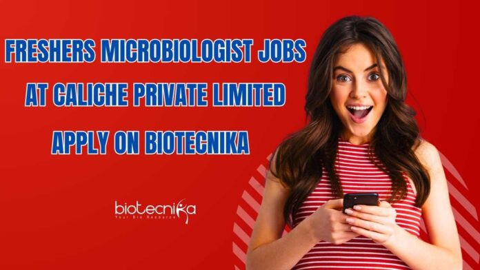 Freshers BSc Microbiology Job Openings