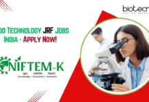 Food Technology JRF Jobs India - Apply Now!