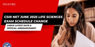 CSIR NET June 2025 Exam Date Change
