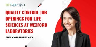 MSc Life Science Vacancies in QC