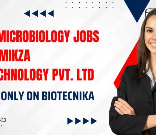 Latest Microbiology MSc Vacancies