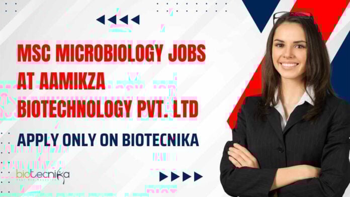 Latest Microbiology MSc Vacancies