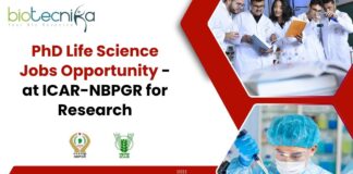 PhD Life Science Jobs Opportunity