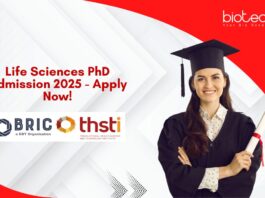 Life Sciences PhD Admission 2025 - Apply Now!